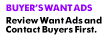 Buyer`s Want Ads